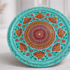 Ajrak-Inspired Melamine Plate