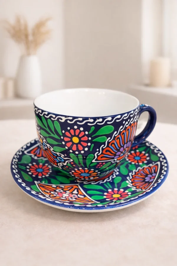Collectible Tea Cup & Saucer Set