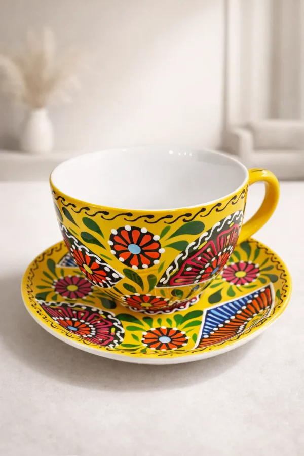 Collectible Tea Cup & Saucer Set