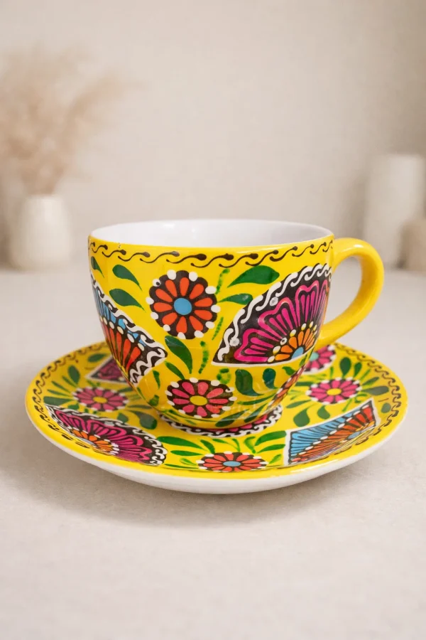 Collectible Tea Cup & Saucer Set