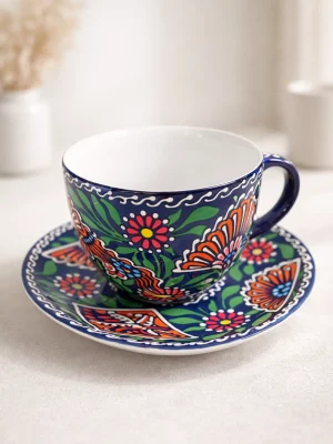 Collectible Tea Cup & Saucer Set