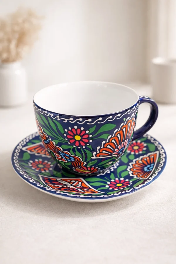 Collectible Tea Cup & Saucer Set