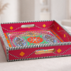 Folk Art Wooden Tray