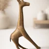 Handcrafted Brass Giraffe Figurine
