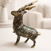 Handcrafted Brass Markhor Figurine