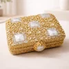 Handcrafted Bridal Kundan Clutch