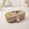 Handcrafted Kundan Clutch