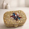 Handcrafted Kundan Clutch