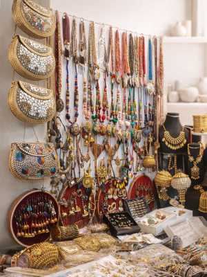 Handcrafted mosaic clutches