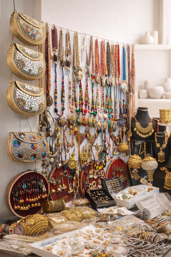 Handcrafted mosaic clutches