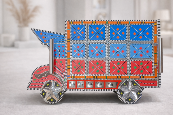 Miniature Folk Art Serving Tray