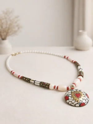 Mosaic Khisht Mala Necklace