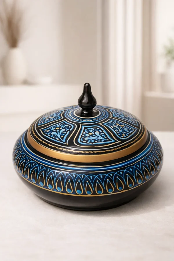 Naqshi Lacquer Wooden Jar