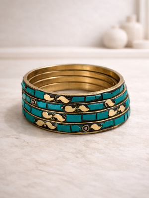 Neepali brass bangles