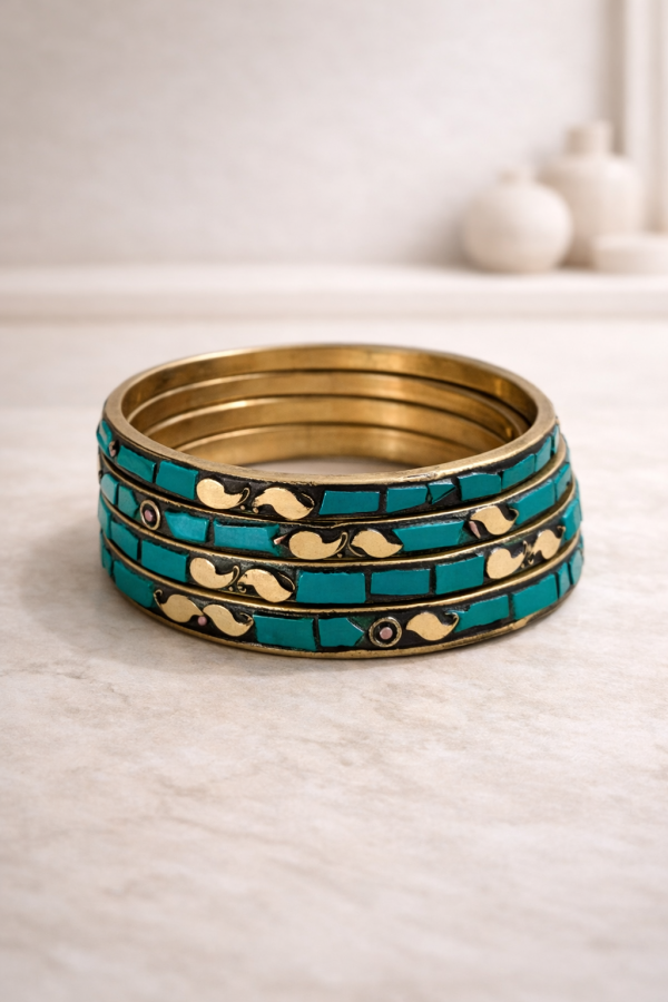 Neepali brass bangles